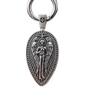 Viking <strong>St</strong>.Archangel Saint Keychain Gabriel Protect Me Saint Shield Protection Tree of Life Goddess <strong>Key</strong> <strong>Rings</strong> for Mother Gifts - Product Image 1