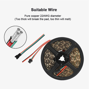12V WS2811 striscia led rgb indirizzabile programmabile 30 60 Pixel
