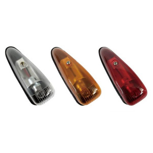 12v <span class=keywords><strong>24v</strong></span> ענבר הוביל חצי גג מונית צלחת דו-גג מונית אוניברסלי צלחת סימון אור גג