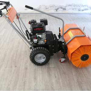 Nhỏ Xăng tay đẩy đường tuyết quét với đường phố quét bàn chải để làm sạch tuyết để bán - Product Image 5