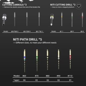 Kit d'extraction de fichiers cassés, fournitures d'usine, kit de retrait dentaire Endo - Product Image 2