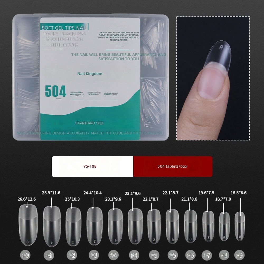 Ys-108-sin costura-504 piezas en caja
