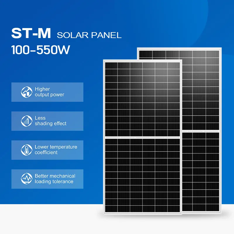 Solarton Fotovoltaïsche Zonnepaneel 410W 30 Watt Zonnepanelen Zwart