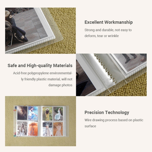 PP Transparent <strong>Photo</strong> Album with 4-Grid Design Holds 160 <strong>3</strong>-Inch 2R <strong>Photos</strong> and Cards Customizable Logo and Pattern Options - Product Image 3