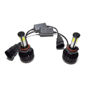 4 tarafı LED far takımı 80W COB H11 H8 H9 LED ampul OEM fabrika far 12V Volta alüminyum malzeme 3000K renk düşük - Product Image 3