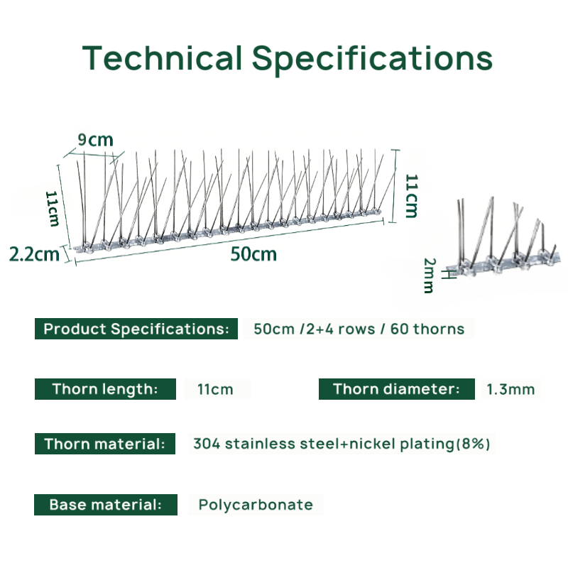 50cm 2+4 style-60 thorn(Not assembled)