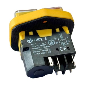 5-poliger 250V elektro magnetischer Schalter IP55 Starter Druckknopf Neustart Unter spannungs schutz - Product Image 5