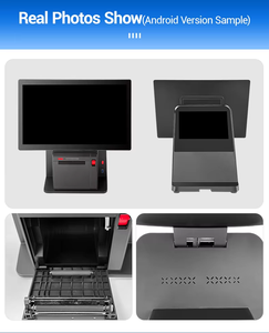Caja Registradora de Windows All In en pantalla táctil restaurante Pos Terminal máquina de pago pantalla dual sistemas Pos
