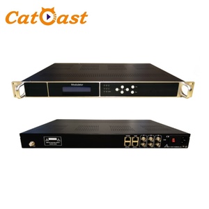 UDP/RTP/SRT/HLS/RTMP/HTTP/RTSP至16通道有线电视调制器IP至射频dvb-c/- T/DTMB/ATSC/ISDBT前端调制器