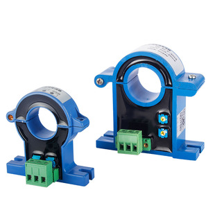 Transmisor de corriente Hall Sensor de potencia de bucle abierto de CC de extremo abierto 4-20mA tipo de medición directa 50 apertura 20mm 0-1500a