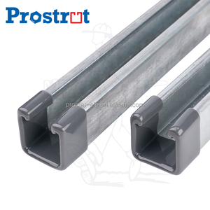 Grey Color <strong>PVC</strong> Open Type Channel <strong>End</strong> <strong>Caps</strong> Plastic <strong>Cap</strong> - Product Image 6