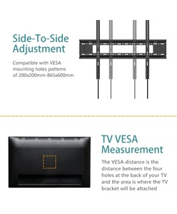 Kaloc nhà máy e85 New phổ cố định LCD <span class=keywords><strong>TV</strong></span> đứng Wall <span class=keywords><strong>Mount</strong></span> Bracket cho 40 ''-100'' <span class=keywords><strong>Plasma</strong></span> LED <span class=keywords><strong>TV</strong></span> núi - Product Image 4