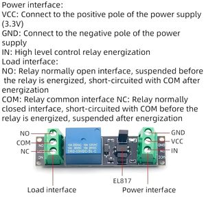 DC 3.3V Relais modul 1 Kanal Optokoppler 3V/3.3V Relais Isolierte Antriebs steuer karte Kompatibel mit für Arduinos