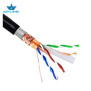 Per esterno PVC 4P doppino intrecciato sistema di telecomunicazione Cat6 SFTP LAN cavo 100m cablaggio di comunicazione - Product Image 3
