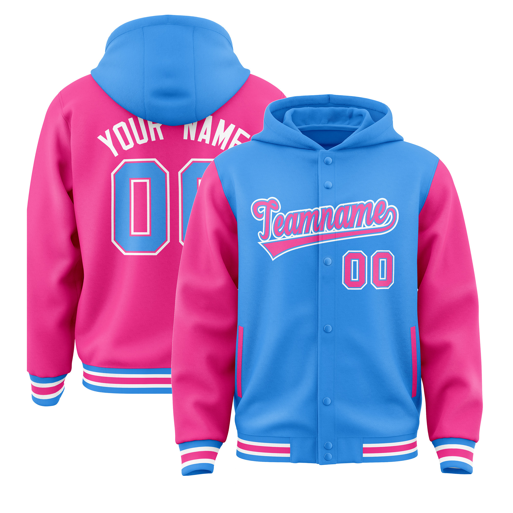 Bleu poudre et Pink-X31