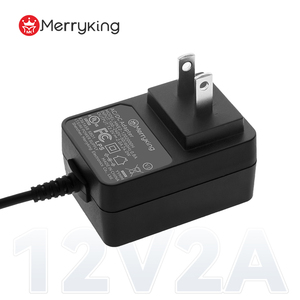Merryking chúng tôi cắm pin Đầu vào AC 100-240V đầu ra DC 12V & 2A Power Adapter cho động cơ DC - Product Image 1