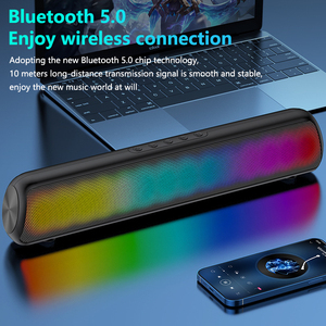 RGB colorato Desktop per altoparlante Bluetooth con Subwoofer lungo Bar Design TF scheda di inserimento in grado di utilizzare il Computer - Product Image 4