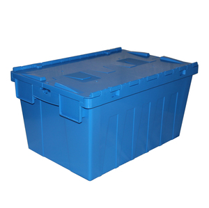 High Quality Solid Style PP Plastic Storage Boxes with Attached Lid Wholesale Plastic Crates for <strong>Logistics</strong> - Product Image 2