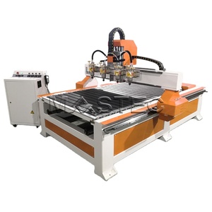 Máquina de grabado enrutador cnc 3d de 4 ejes con 4 cabezales y mesa extraíble - Product Image 1