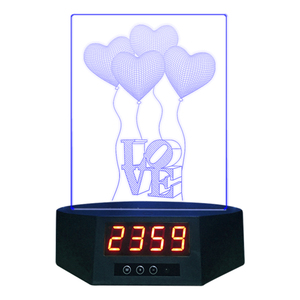 Modern Decorative <strong>Time</strong> Clock <strong>Lamp</strong> LED Night Light Sensor Light for Home - Product Image 2