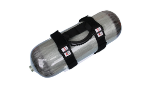 Acecare 12L CE 300bar CCR ve EEBD karbon için Hpa tankı Fiber silindir dalış tüplü için kayış ile