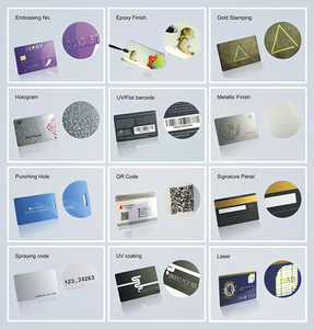 工厂免费定制金/银印刷压花编号PVC塑料卡，价格优惠 - Product Image 6