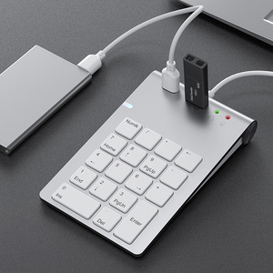 ACASIS有線数値キーパッド18キーミニUSB3.0ハブポータブル財務会計オフィスキーボードラップトップ用テンキー - Product Image 4