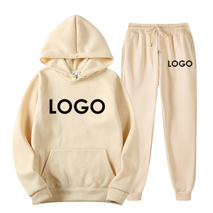 Custom Logo <strong>Ladies</strong> Blank Running Tracksuit Set for Women Two Piece Hooded Set Mens Jogging <strong>Suit</strong> Men Sweatsuit Set <strong>Suits</strong> Adults - Product Image 1