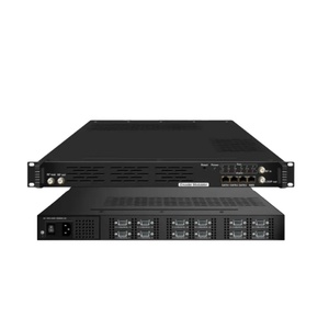 Digital TV Headend 24 in 1 Encoder AV to RF Modulator With DVB-C DVB-T RF <strong>Output</strong>