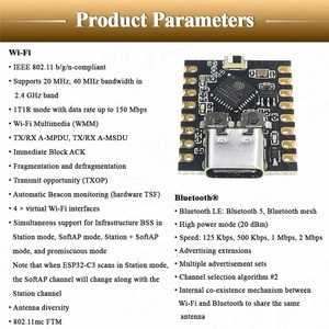 Супермини Wifi ESP32-C3 ESP32 развивающая плата ESP 32