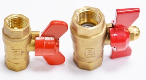 1/2英寸BSP内螺纹200 WOG黄铜球阀，用于水管 - Product Image 6