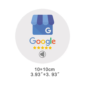 Código QR programable Scan Google Reviews Card RFID NFC 213 215 216 Google Review Card NFC - Product Image 4