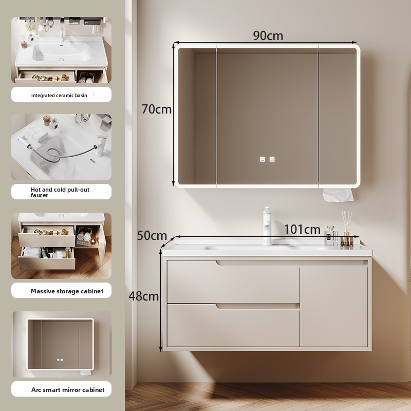 100Mobile principale + Mobile a specchio intelligente a forma di arco