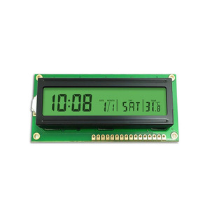 Benutzer definierte monochrome Temperatur regelung Instrument LCD-Panel 128x64 Gelbgrün Segment Wechsel richter Energie speicher Strom STN Gelb