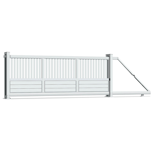 Cổng Trượt Tự Động Bằng Hợp Kim Nhôm Giá Xuất Xưởng Thiết Kế Hiện Đại Mới Ngoài Trời Cho Nhà Ở - Product Image 5