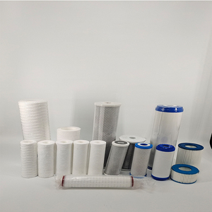 10英寸20英寸PP褶PES过滤器，0.1 0.2 1微米，用于葡萄酒过滤沉淀物筒式过滤器 - Product Image 1