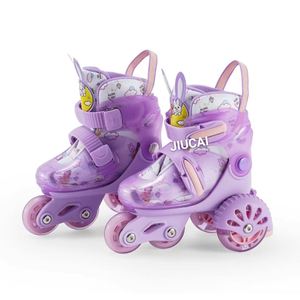 <strong>Buy</strong> Adjustable Flashing Roller Skates Glitter Inline Luna Roller Skates Ruedas Patines <strong>LED</strong> CE for Kids