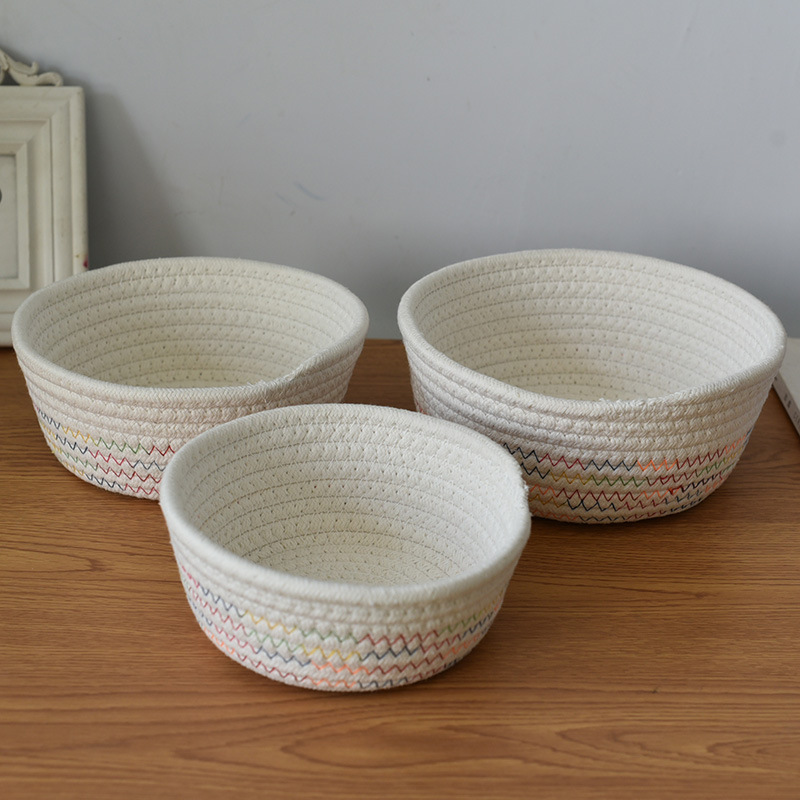 White thread set of three