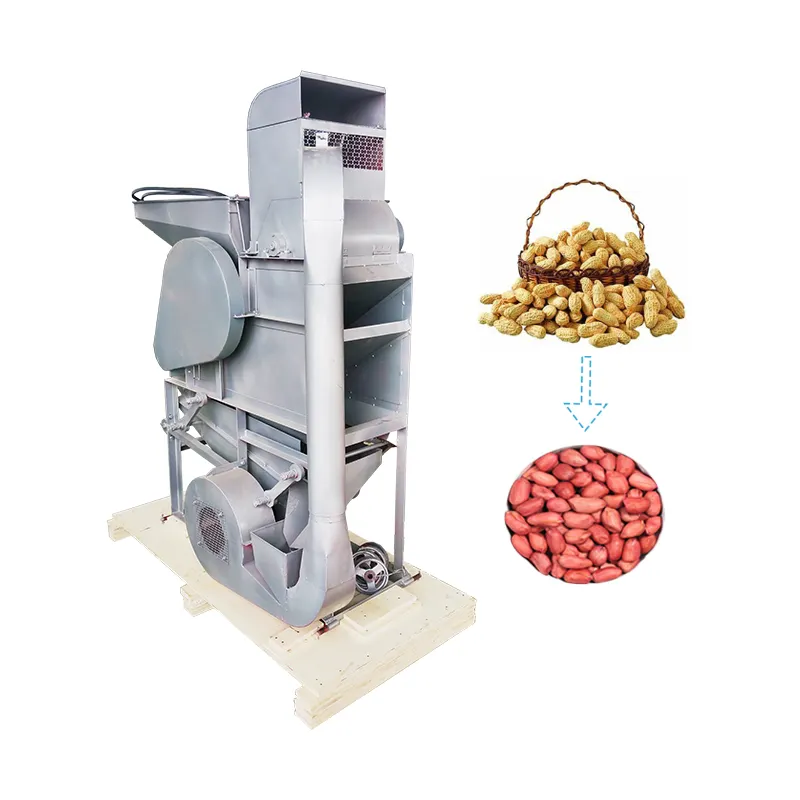 Desgranadora de cacahuetes de excelente calidad, máquina de trilla para cacahuetes, venta al por mayor