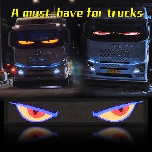 APP Custom LED luce per camion diavola Display schermo flessibile per negozio a scorrimento messaggi di animazione pannello pubblicitario - Product Image 3