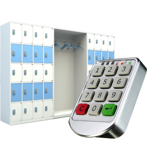 Elektrisches Digitalnummern-Code Passwort Möbelschloss Einweg-Pin-Code-Schloss Öffentlicher Modus Tastatur intelligentes Schrankschloss - Product Image 5