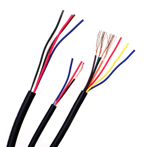 UL2851 elektrik teli 14 18 20 22 awg 3 4 iletken telli PVC kaplı tel 2 3 4 6 8 çekirdek kontrol kablosu
