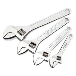 Özel Logo 6 8 10 12 inç ayarlanabilir anahtar krom kaplama oto tamir anahtarı el aletleri ile OEM desteği - Product Image 1