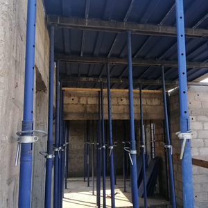 Materiales de construcción andamios puntales de acero galvanizado soporte de hormigón ajustable encofrado Utilería de acero materiales de construcción