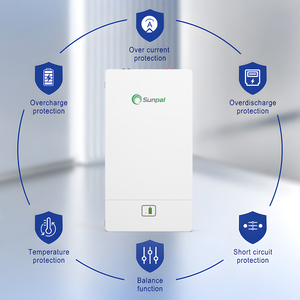Sunpal güneş Powerwall ev Batterie lityum 48V 200200ah 5Kwh 10Kwh 20Kwh Lifepo4 güç duvar lityum iyon batarya paketi - Product Image 5