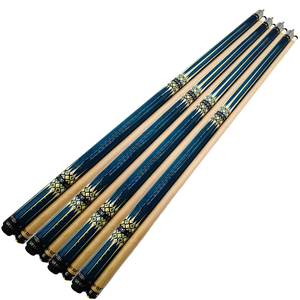 Xmlincos 58&quot; 2 Piece 19-20oz Hard Canadian Maple Wood Billiard Cue Radial Thread Smooth Grip Pool Cue Billiard Table Stick - Product Image 6