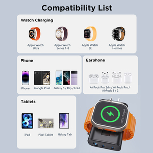 New Portable 43W Smartwatch 4 in <strong>One</strong> Wall Type c Fast Pd Multi Smart Watch Multifunction Mobile Phone <strong>Chargers</strong> - Product Image 6