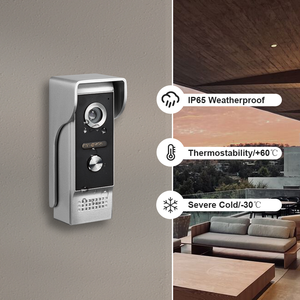 Sistema de videoportero táctil de 7 pulgadas para Villa/apartamento compatible con 128GB máx. Timbre de video con tarjeta TF - Product Image 3