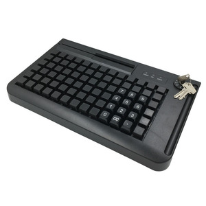 超市可定制KB78 Usb最新78键ISO7812 POS可编程键盘，带信用卡读卡器 - Product Image 3