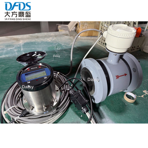 Mandos a distancia 3,6 V Batería de litio Medidor de flujo de energía Convertidor 4-20mA Pulso RS485 Medidor de flujo electromagnético digital para agua - Product Image 3